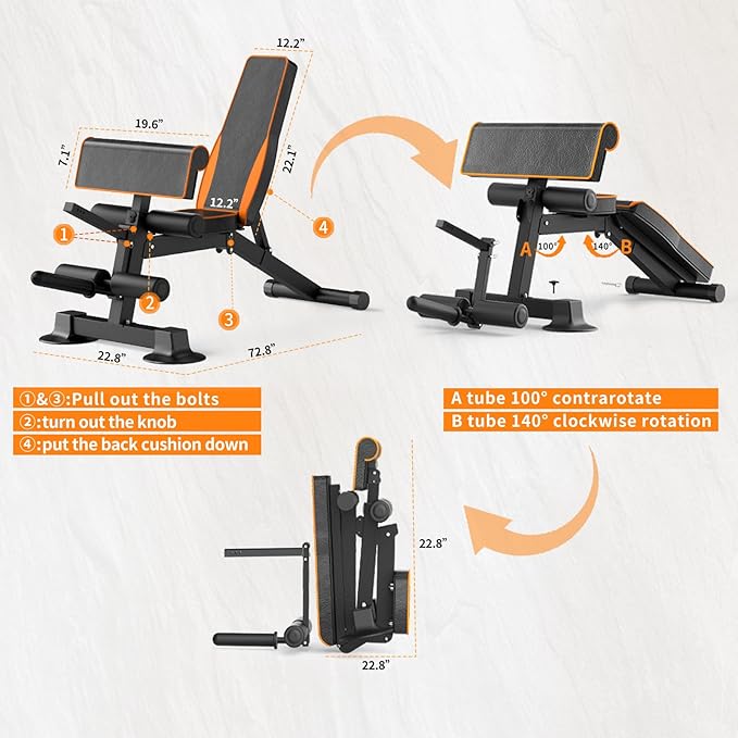 Adjustable Weight Bench 660LBS.