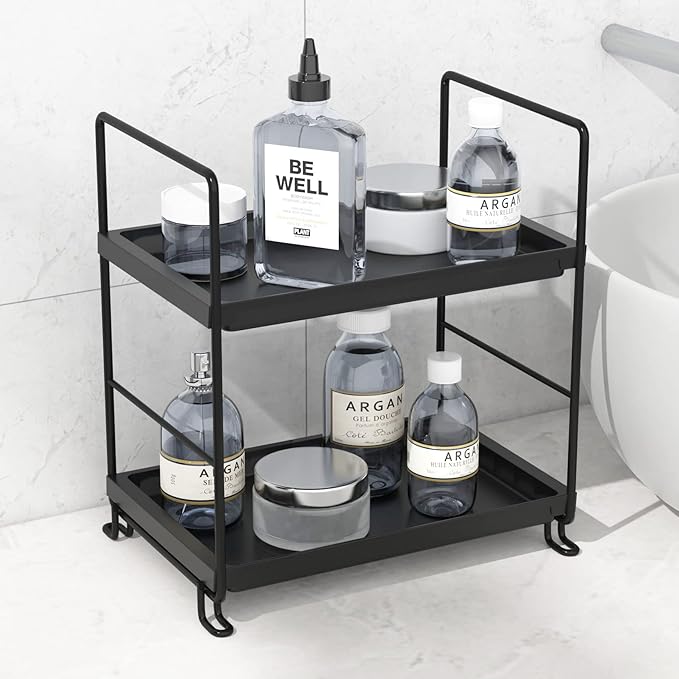 2 Tier Bathroom Organizer Countertop