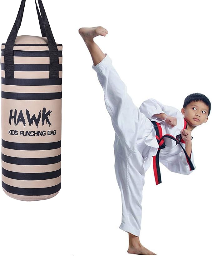 Kids Punching Bag for Kids Boxing Gloves MMA Training Fitness Workout Kickboxing Grappling Karate Heavy Target Bag UNFILLED