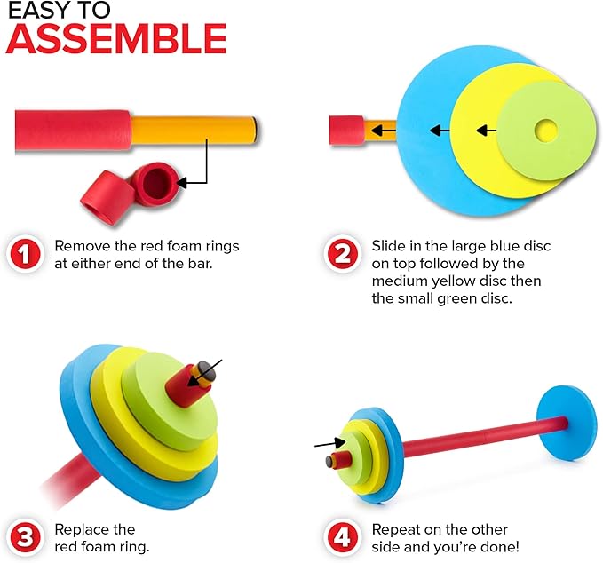 Modern Innovations Kids Barbell Weight Set