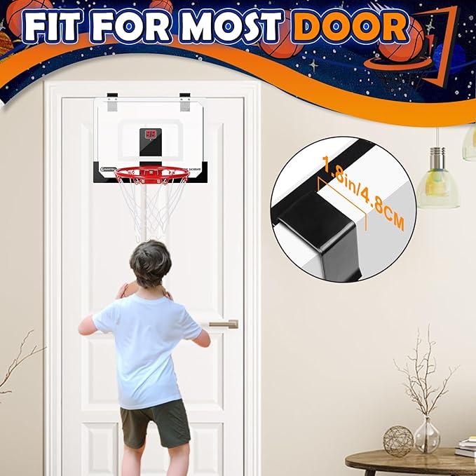 Mini Basketball Hoop Set for Kids Adults 4 Small