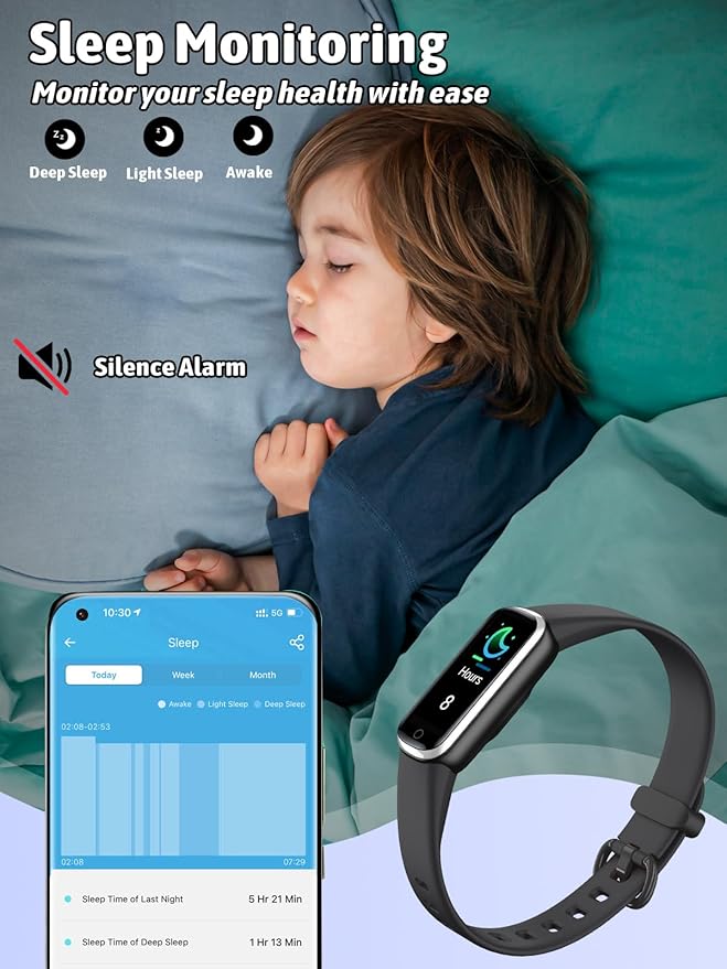 Kids Fitness Tracker,Fitness Watch Waterproof Activity Tracker with HeartRate and Sleep Monitor,Stopwatch,11 Sport Modes,Great Gifts for Girls Boys Kids Age 6-13 Years Olds