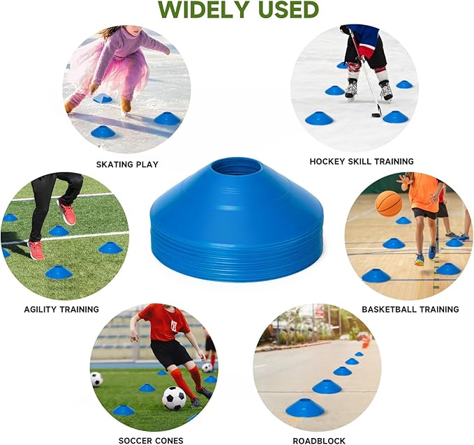 35 PCS Agility Soccer Cones for Training
