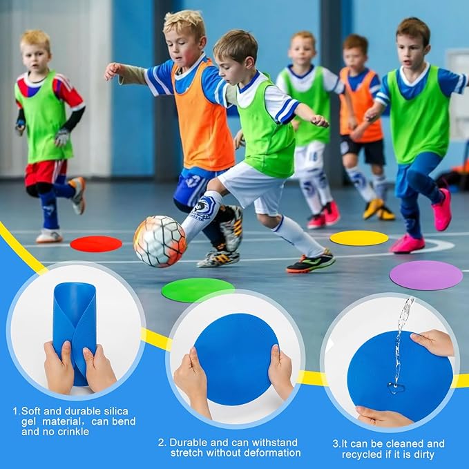 9 inch Spot Markers Flat Field Cones (6 pcs)