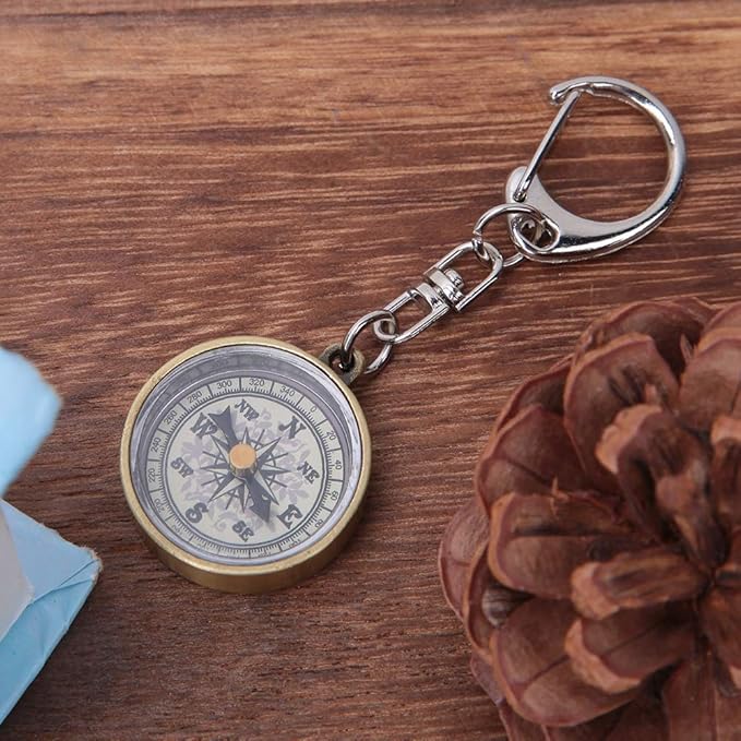 2PCS Mini Pocket Compass