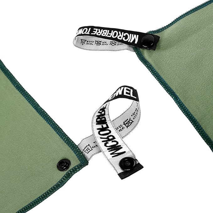 Microfiber Travel Towel (XL:30"×60" -ArmyGreen)