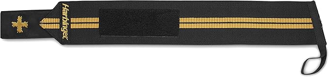 Harbinger Red Line 18-Inch Weightlifting Wrist Wraps for Men and Women (Pair)