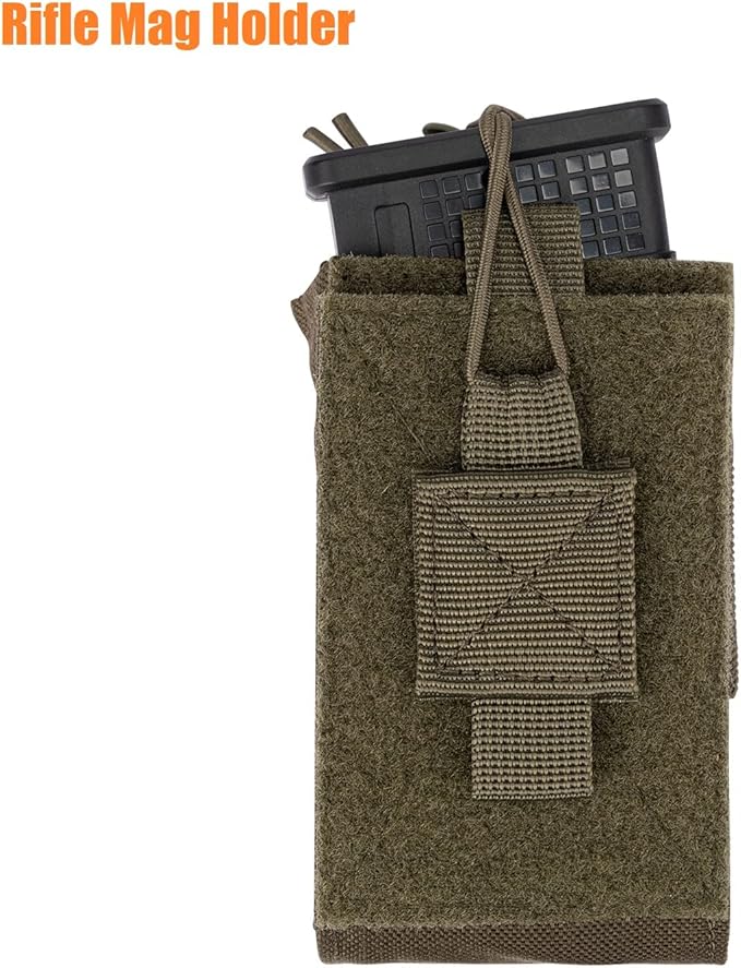 Adjustable Radio Pouch MOLLE Radio Holder for Tactical 5.56mm 7.62mm 7.62mm Magazine