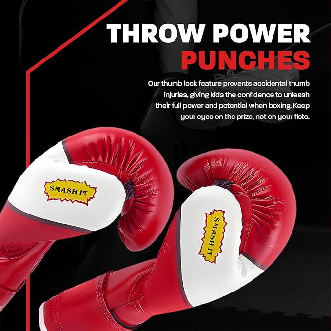 Kids Boxing Gloves for Kids Children Youth Punching Bag Kickboxing Muay Thai Mitts MMA Training Sparring Gloves