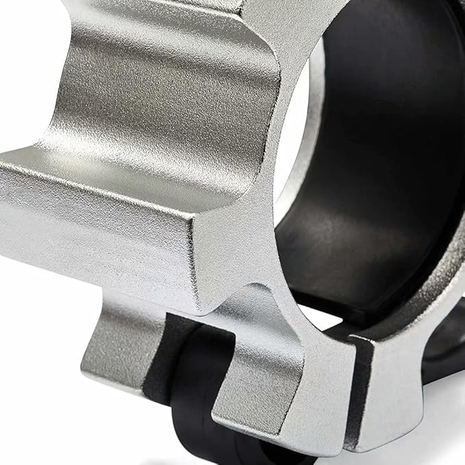 Metal Olympic Barbell Clamps 2inch Heavy Duty Exercise Collars 2" Barbell,Quick 1 Pair