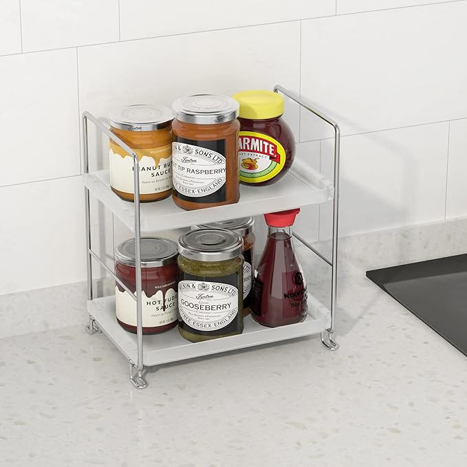2 Tier Bathroom Organizer Countertop