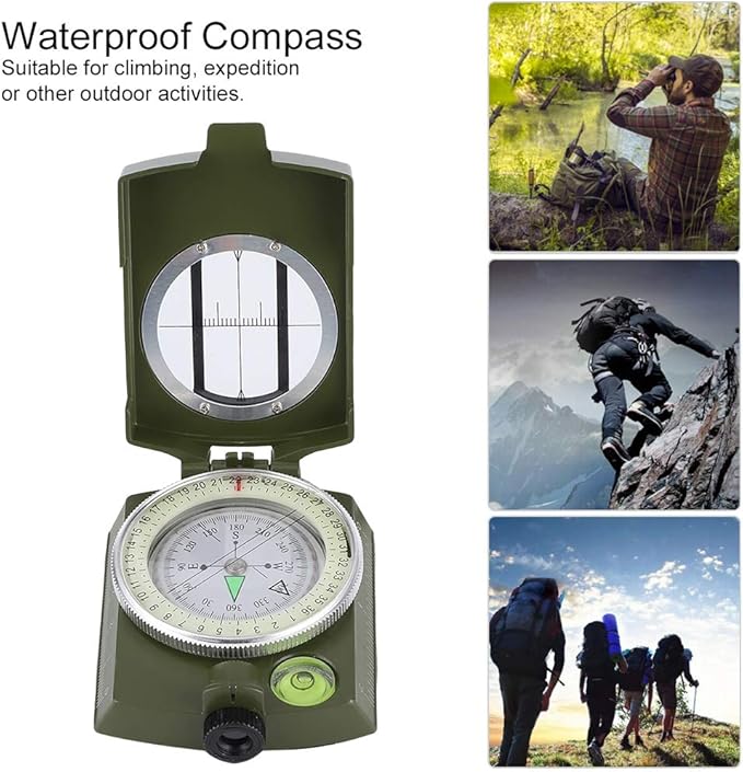 Military Green Compass