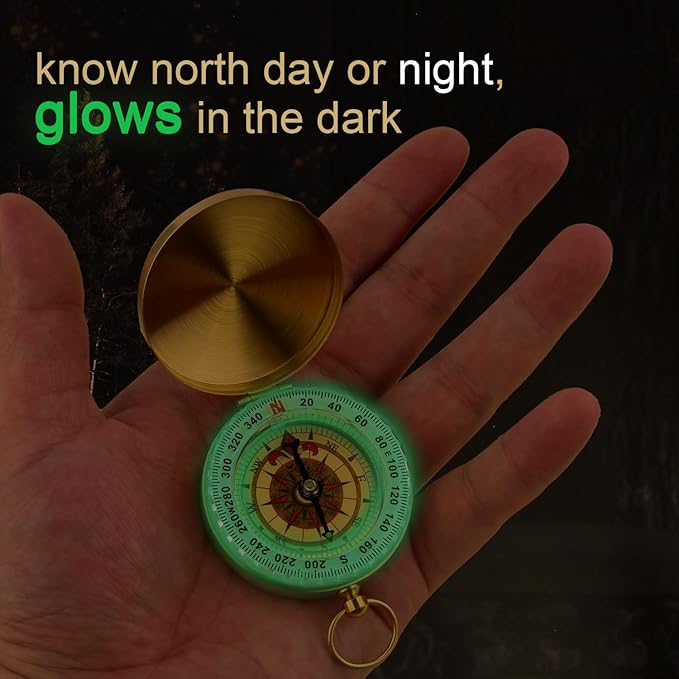 2pcs Survival Compass for Hiking