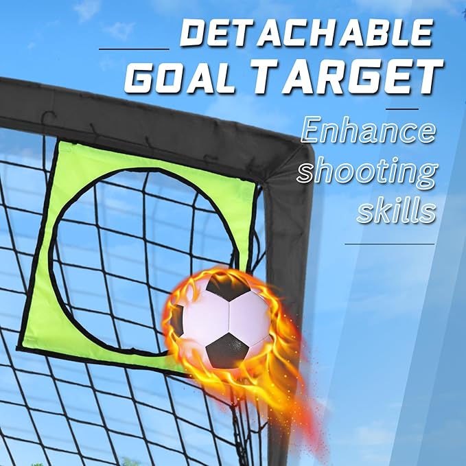 Kids Soccer Goal for Backyard 9x5 FT