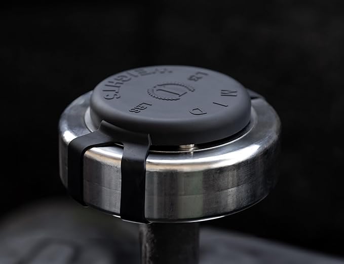 Mid Weights Silicone Microweights For Round or Hex Dumbbells, 1.25 lb. Add On Weight For Dumbbells, Fractional Weights To Add 1.25 or 2.5 lbs, 4 pcs.