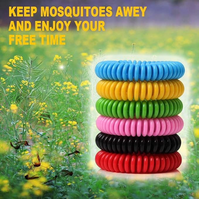 24 Pack Mosquito Bracelets