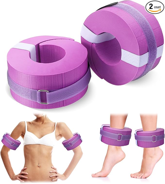 2 Pcs Foam Swim Aquatic Cuffs Equipment Water
