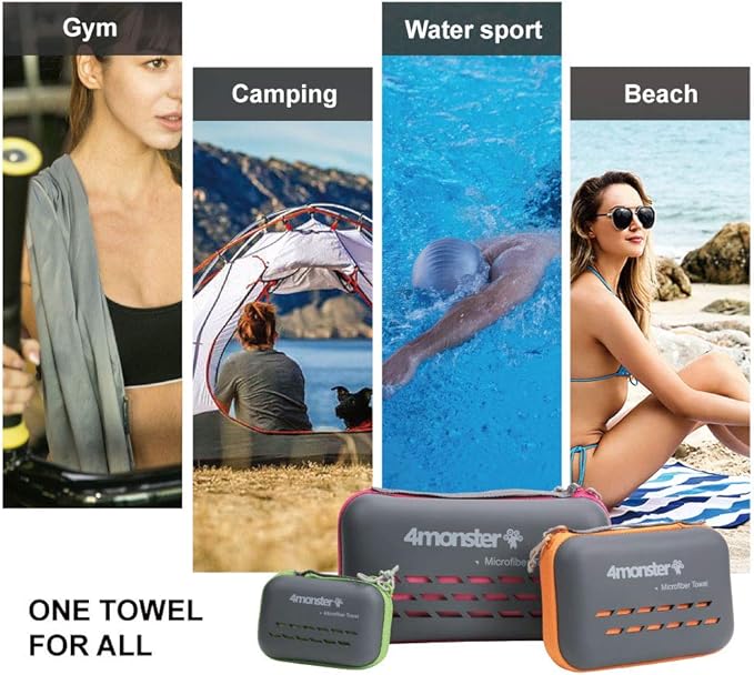 4Monster Camping Towels Super Absorbent
