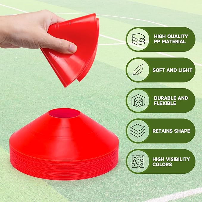 35 PCS Agility Soccer Cones for Training