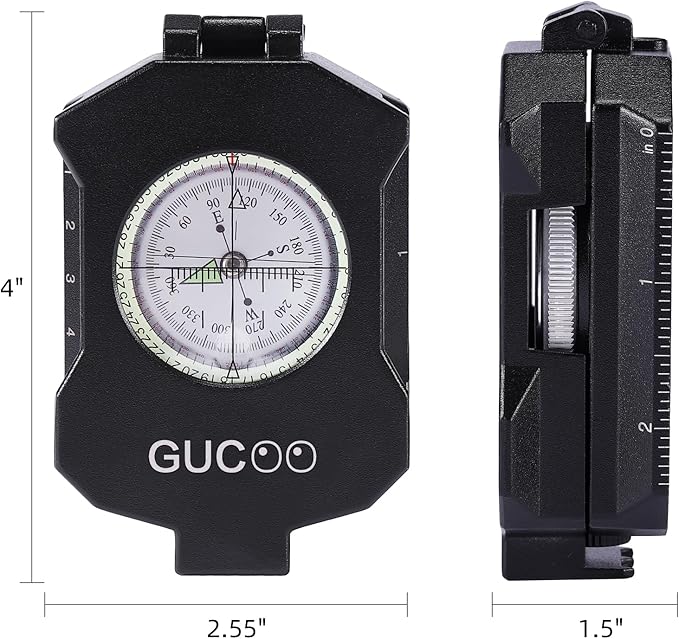 Military Lensatic Compass for Hiking Survival Camping Hunting