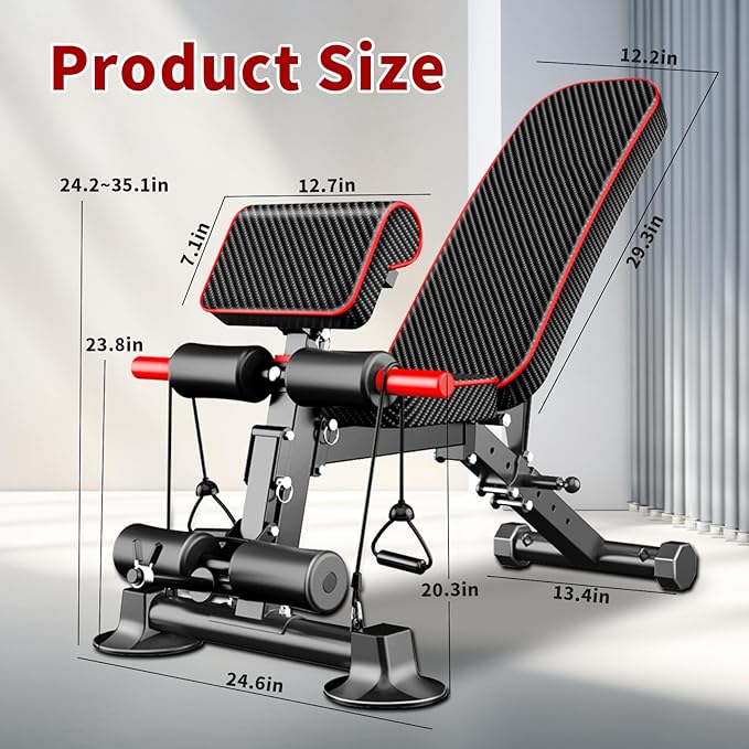 Adjustable Weight Bench 500LBS
