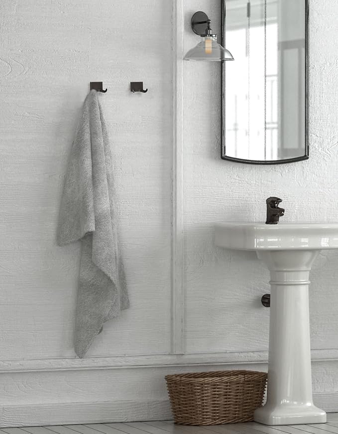 Millbridge Double Robe Hook in Oil-Rubbed Bronze 2-Pack