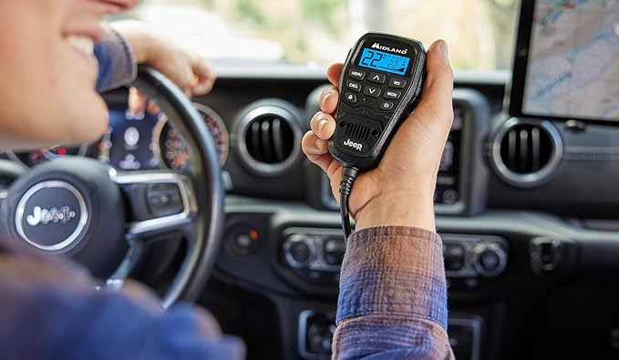 Midland – MXT275 Jeep® Branded MicroMobile® GMRS Radio 15 Watts 8 Repeater
