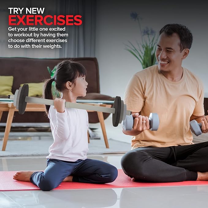 Modern Innovations Kids Barbell Weight Set