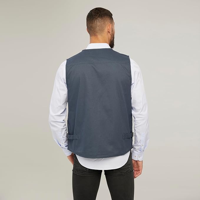 Men's Utility Work Hunting Travel Fishing Multi-Pockets Outdoor Vests