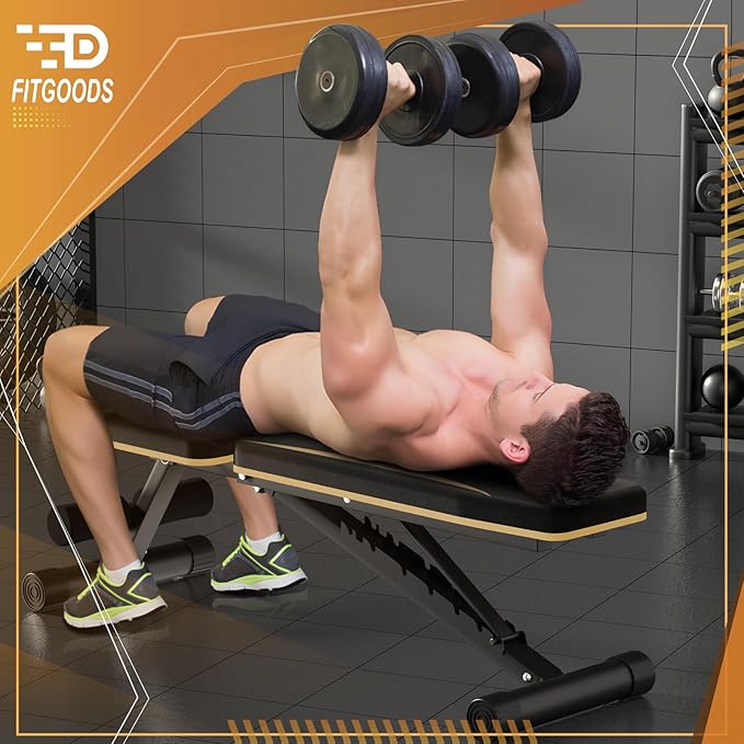 Adjustable Weight Bench - Heavy-Duty Foldable Workout Bench 660 LBS