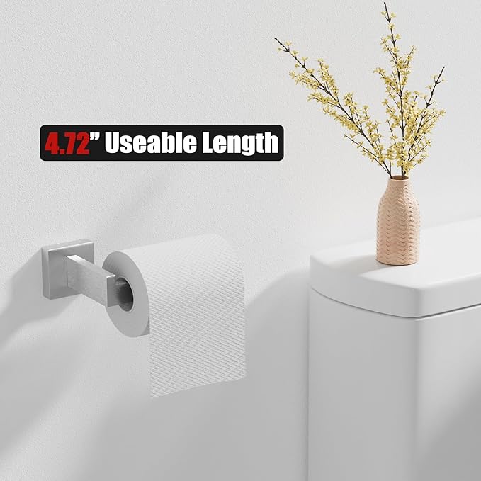 5-Pieces Brushed Nickel Bathroom Accessories Set 23.6 Inch