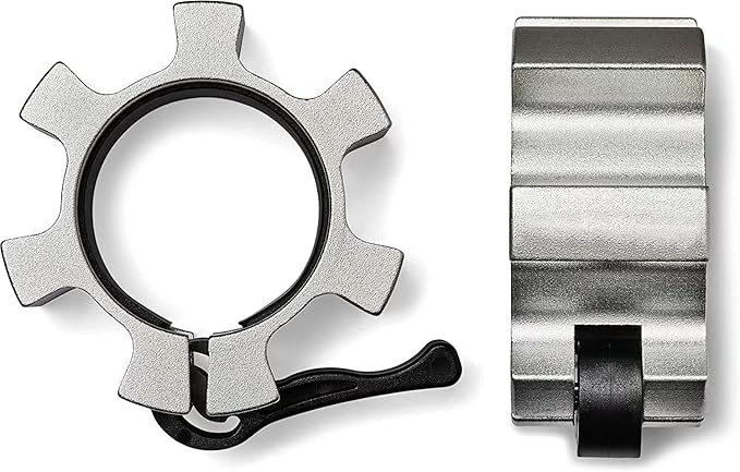 Metal Olympic Barbell Clamps 2inch Heavy Duty Exercise Collars 2" Barbell,Quick 1 Pair