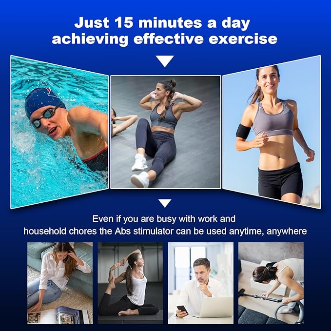 ABS Stimulator, Effective Muscle Stimulator for Abdomen, Ab