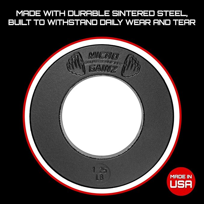 Micro Gainz Olympic Fractional Weight Plates Set 10 Piece