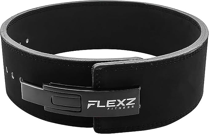 Flexz Fitness Lever Weight Lifting Belt Leather - 10MM 13MM 13MM Powerlifting