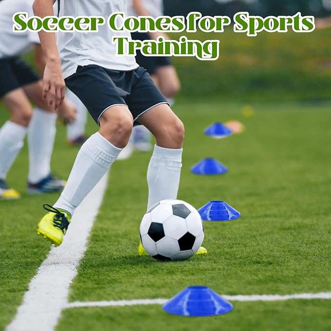 30 Pcs Disc Cones Training Cones Agility Soccer