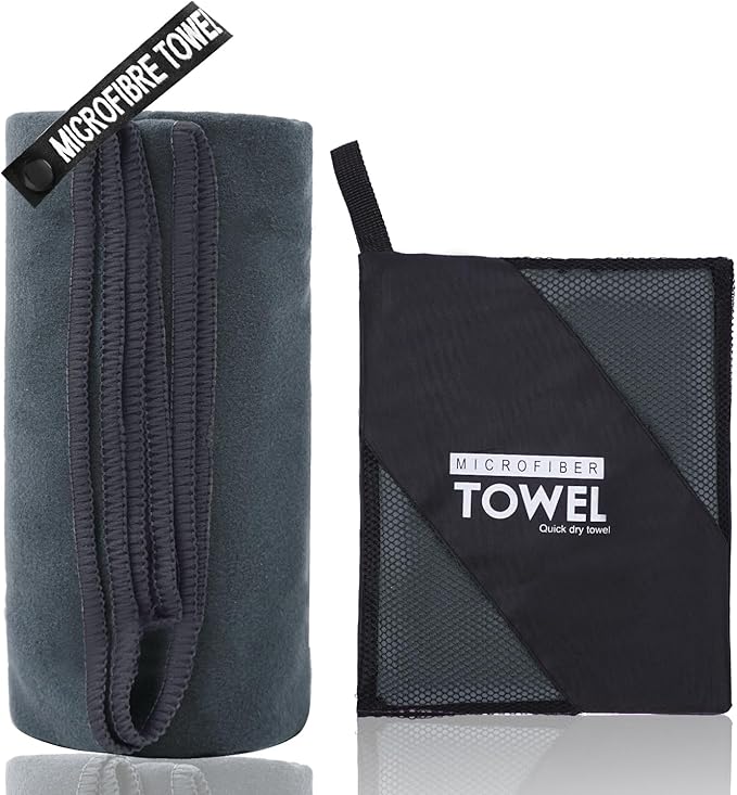 Microfiber Travel Towel (XXL:40"×72" -Dark