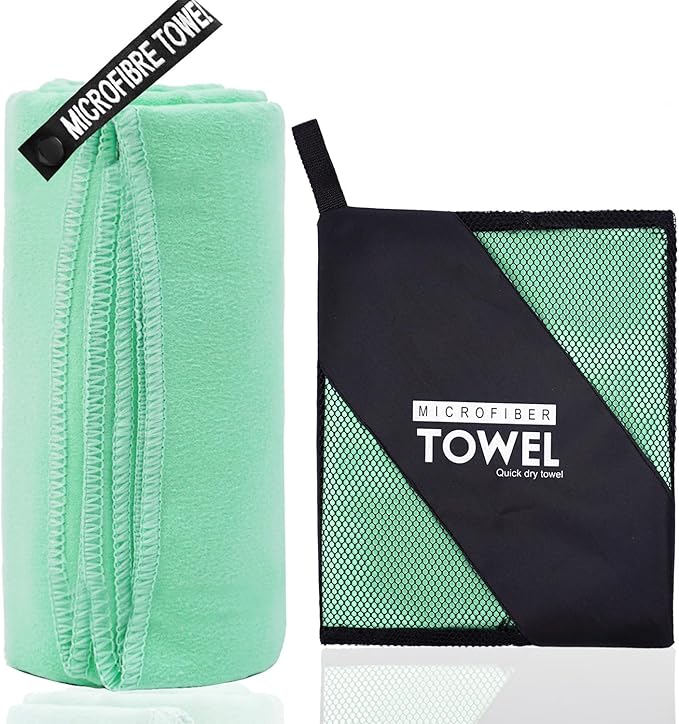 Microfiber Travel Towel (XL:30"×60" -MintColor)