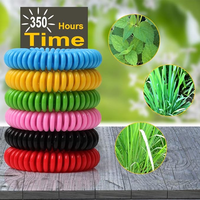 24 Pack Mosquito Bracelets