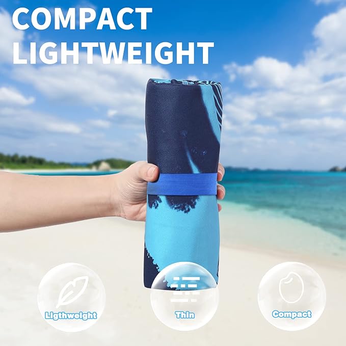 4 Pack Lightweight Thin Beach Towel Oversized 71"x32"