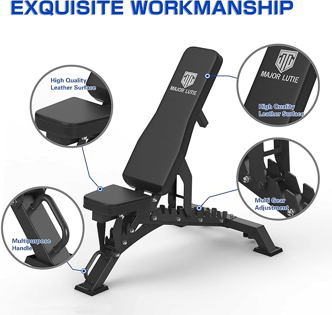 Major Fitness Weight Bench 32 Adjustable