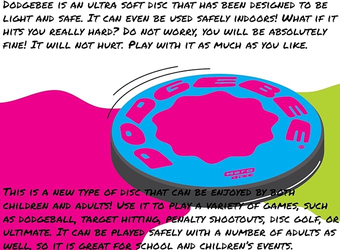 Hero Disc Dodgebee 270 Soft Catch Frisbee Flying Disc