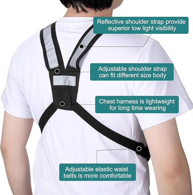 abcGoodefg Radio Chest Harness Chest Front Pack Pouch