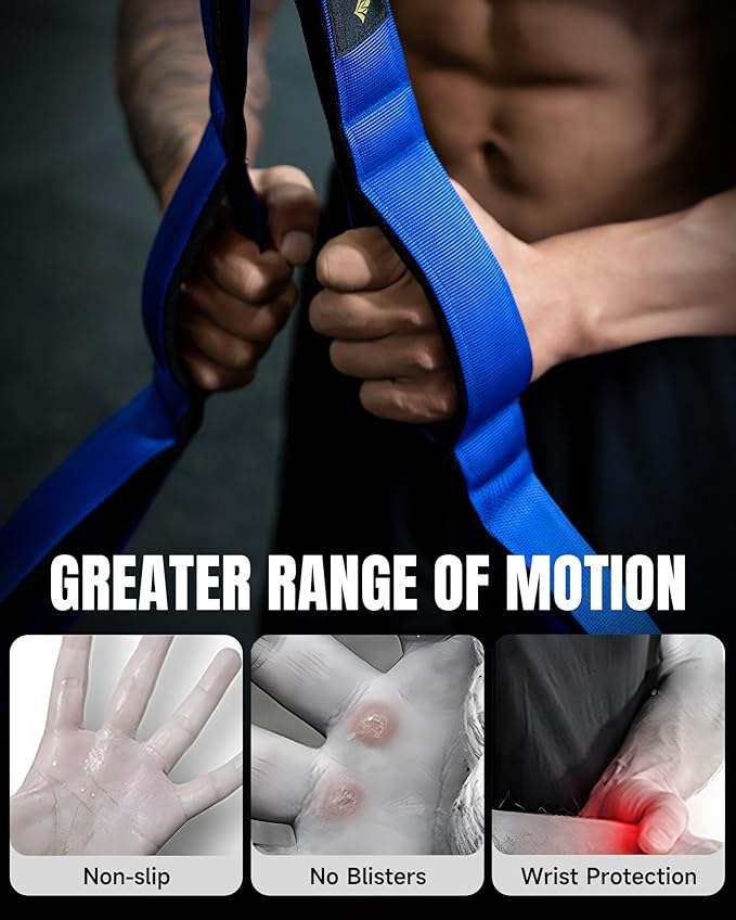 MANUEKLEAR Tricep Rope Cable Attachment Handles, Greater Range of Motion, Tricep Pull Down Rope for Push Downs, Crunches, Facepulls for Professional Gym