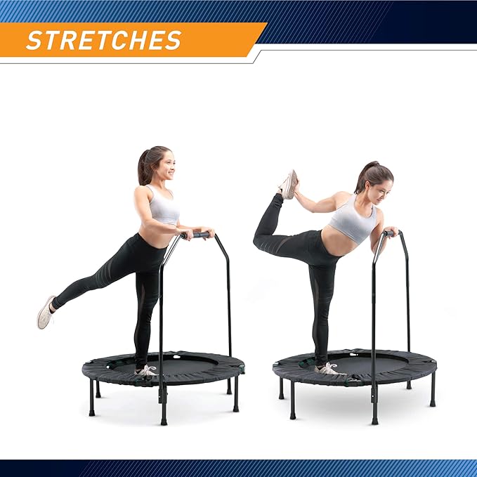 Marcy Trampoline Cardio Trainer with Handle ASG-40 , Black