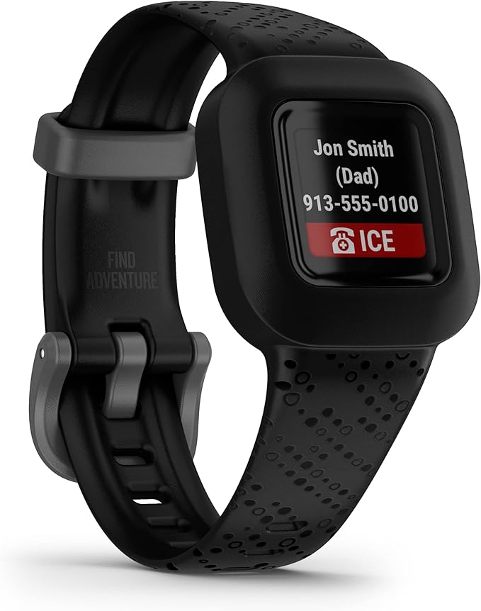Garmin vívofit® jr. 3 Kids Fitness Tracker, Black Cosmic, Up to 1 Year Battery Life, Swim-Friendly, Activity Unlocks Adventure