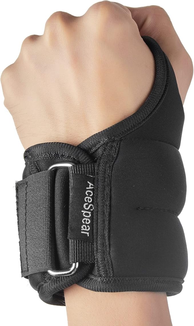 AceSpear Wrist Weights with Thumb Loops Lock 1lb*2 2lbs*2 2lbs*2 3lbs*2 3lbs*2 Ankle