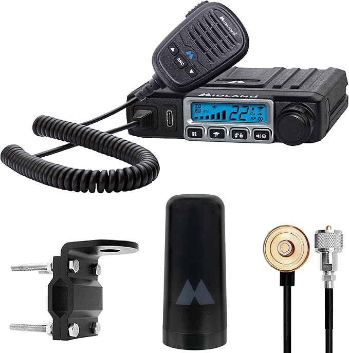 Midland – MXT115AGVP3 - 15 Watt GMRS MicroMobile 3dB gain