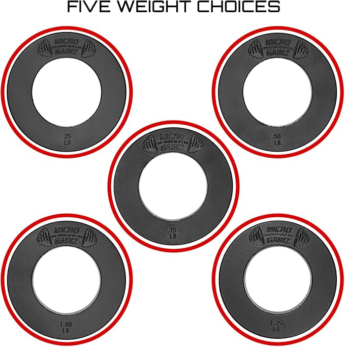 Micro Gainz Olympic Fractional Weight Plates Set 10 Piece