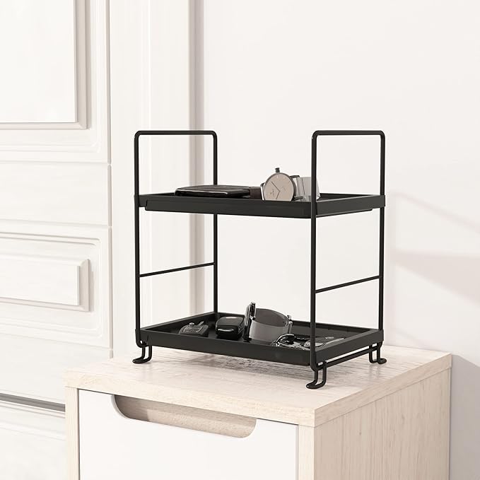 2 Tier Bathroom Organizer Countertop